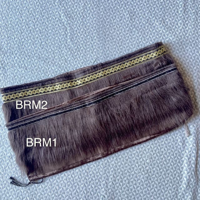 fur coat ブラウンM